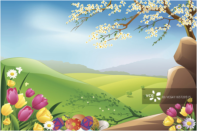 复活节的背景图片素材