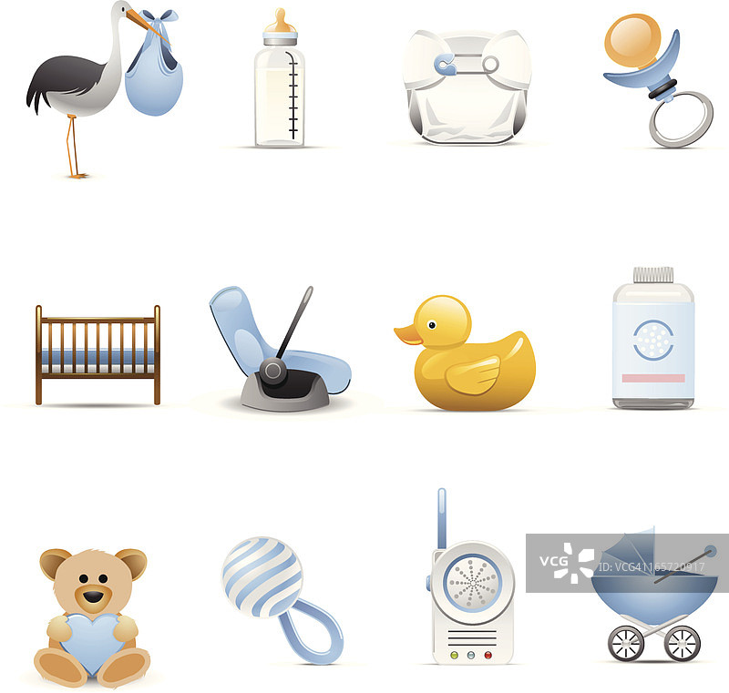 婴儿图标图片素材