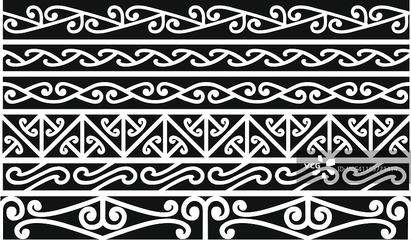 毛利人边框 - 新西兰图片素材