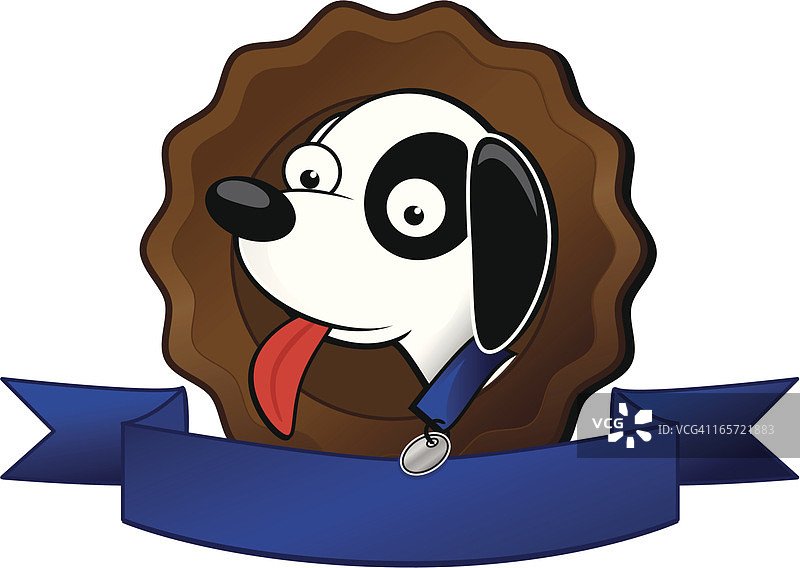 狗徽章图片素材