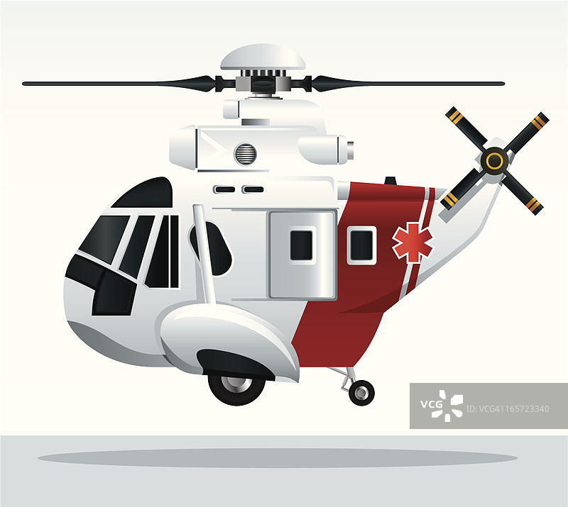 空中救护车图片素材