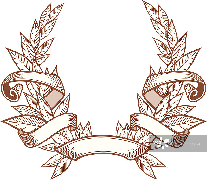 橄榄枝和banner图片素材