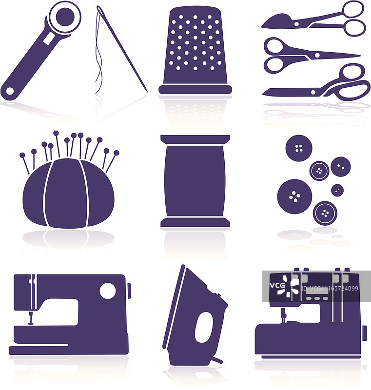 缝纫图标图片素材