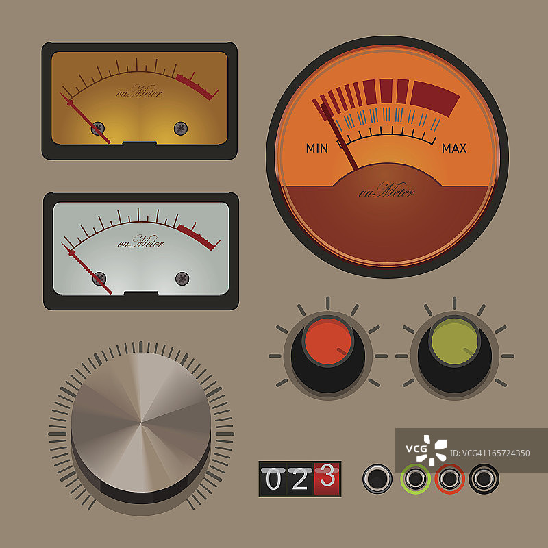 仪表和旋钮图片素材