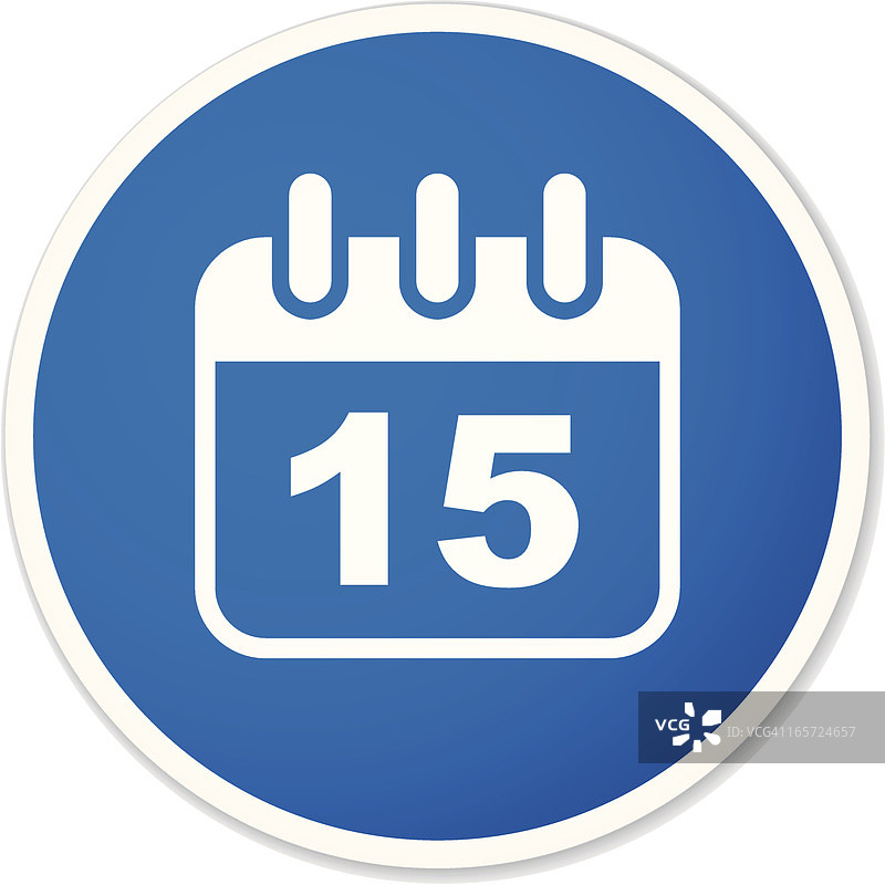 日历贴纸图片素材