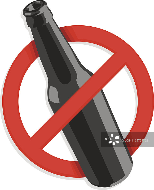 禁止酒精标志图片素材