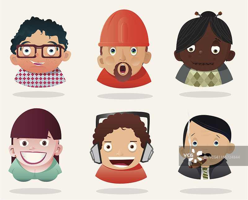 人物面部特写7图片素材