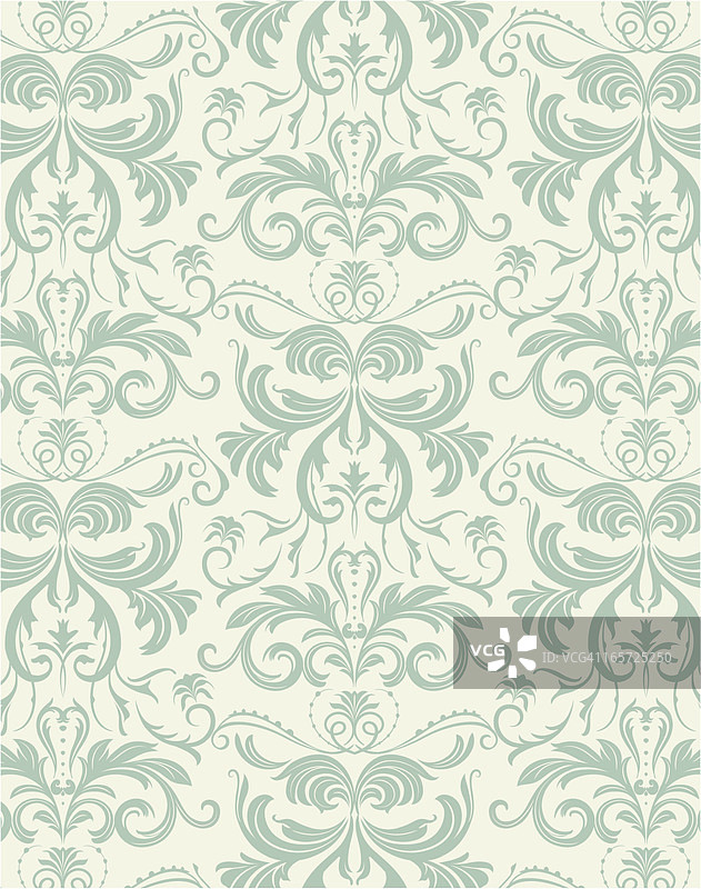 维多利亚花卉图案图片素材