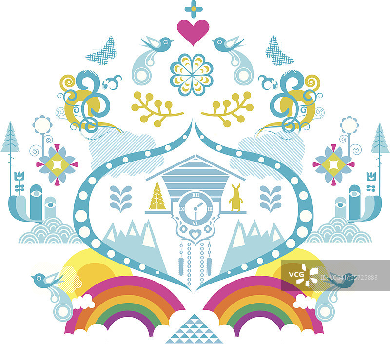 彩虹设计图片素材