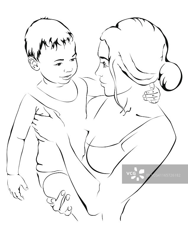 母亲和婴儿图片素材