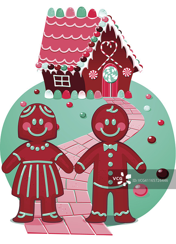 姜饼屋图片素材