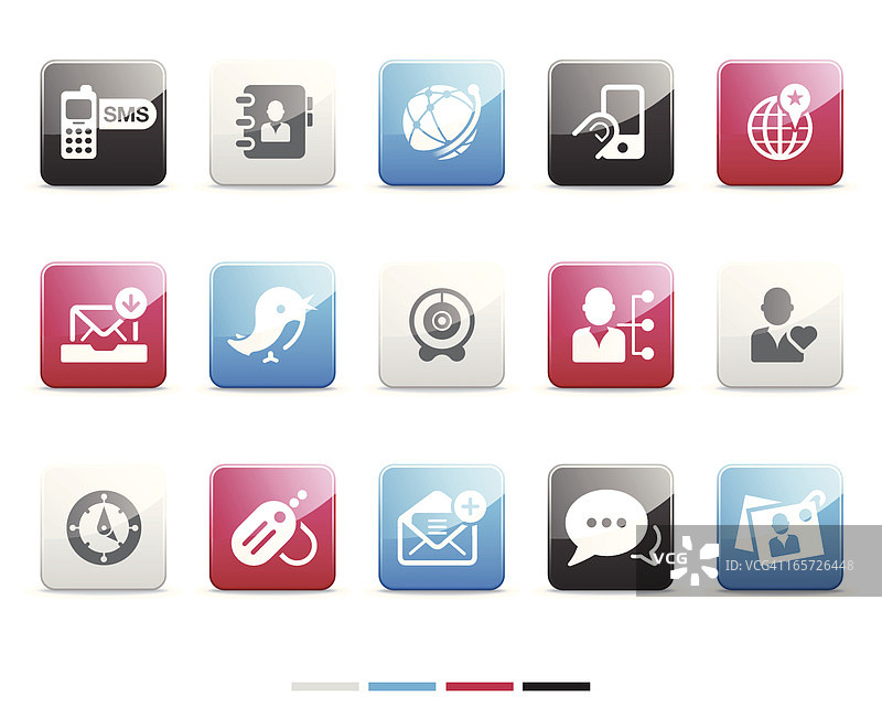 社交媒体图标|Senso系列图片素材