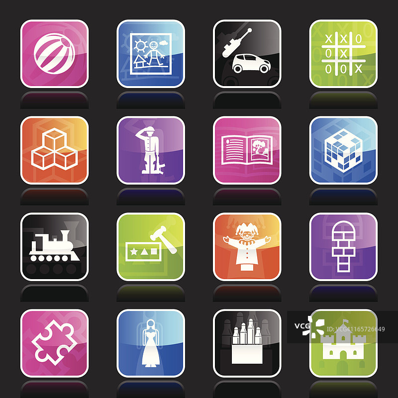 Ubergloss图标 - 儿童游戏和玩具图片素材