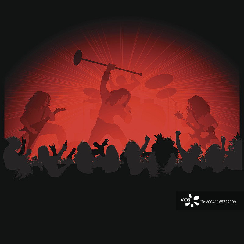 舞台上的金属摇滚图片素材