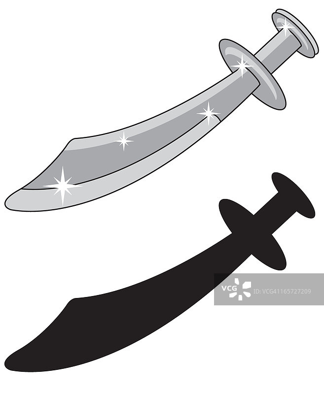 闪亮的盗版剑图片素材