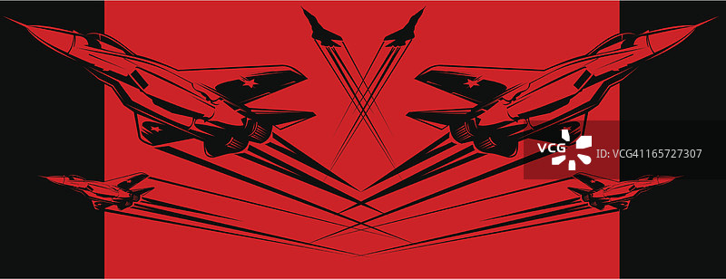 米格战斗机中队图片素材