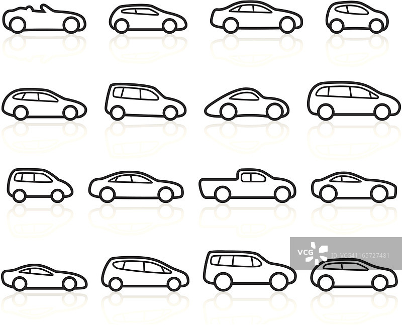 黑色汽车标志图片素材