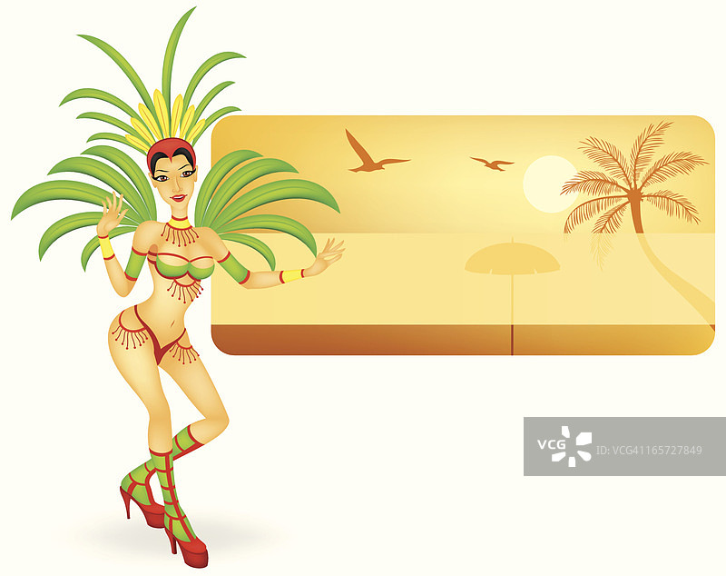 狂欢节舞者图片素材