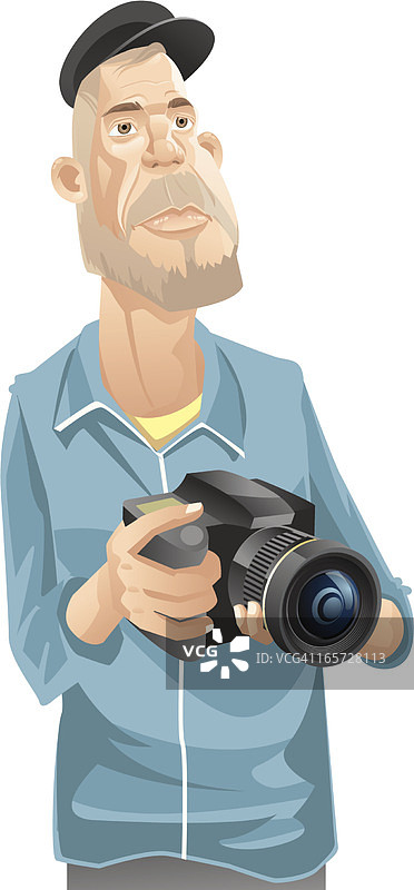 老摄像师图片素材