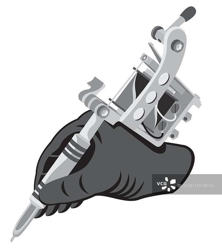 纹身机和手图片素材