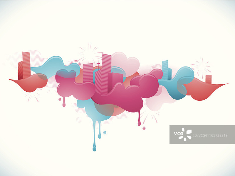 时尚城市banner图片素材