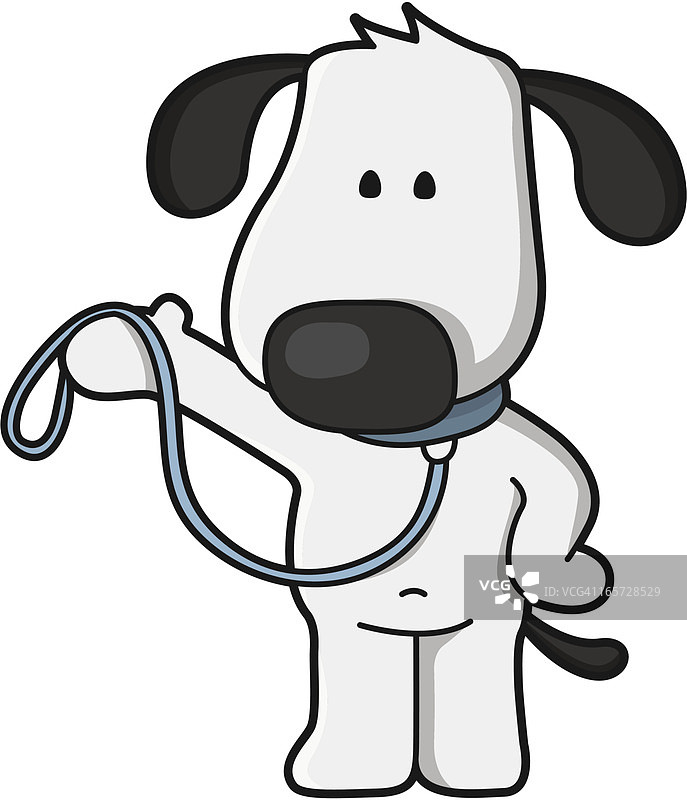 想去散步的狗图片素材