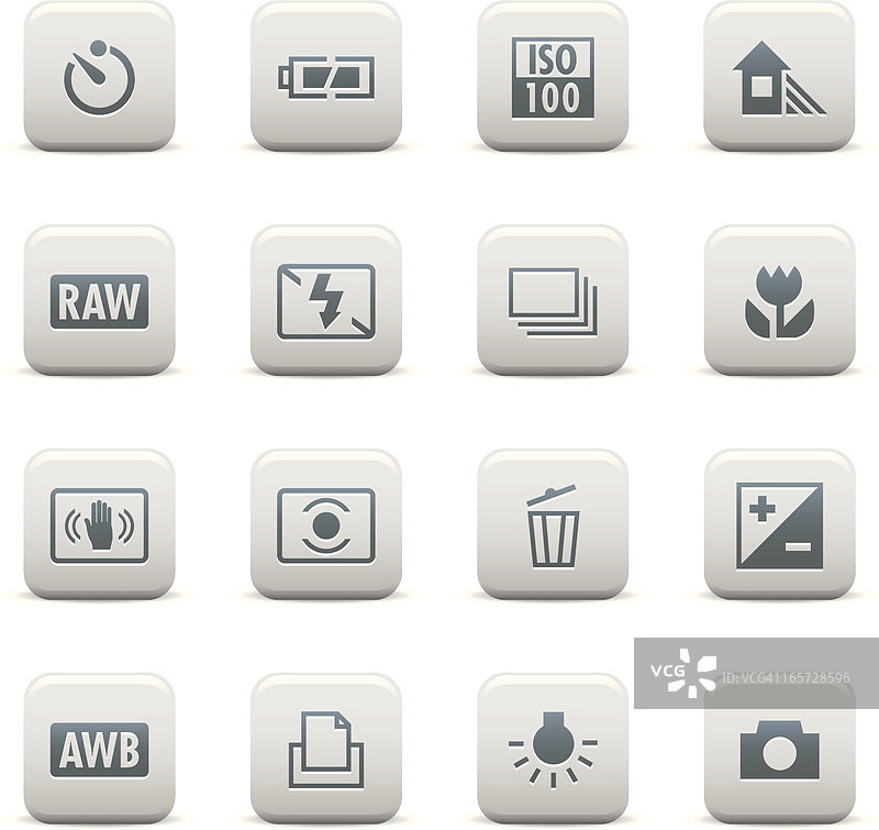 数码相机设置按钮图片素材