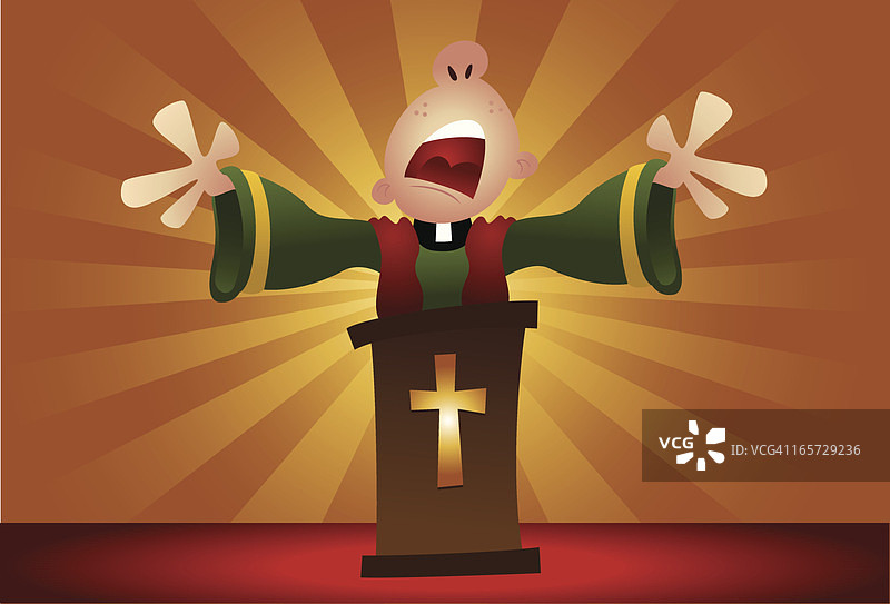 祈祷的传教士图片素材