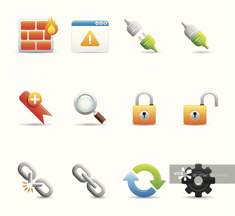 互联网和Web图标集|优雅系列图片素材