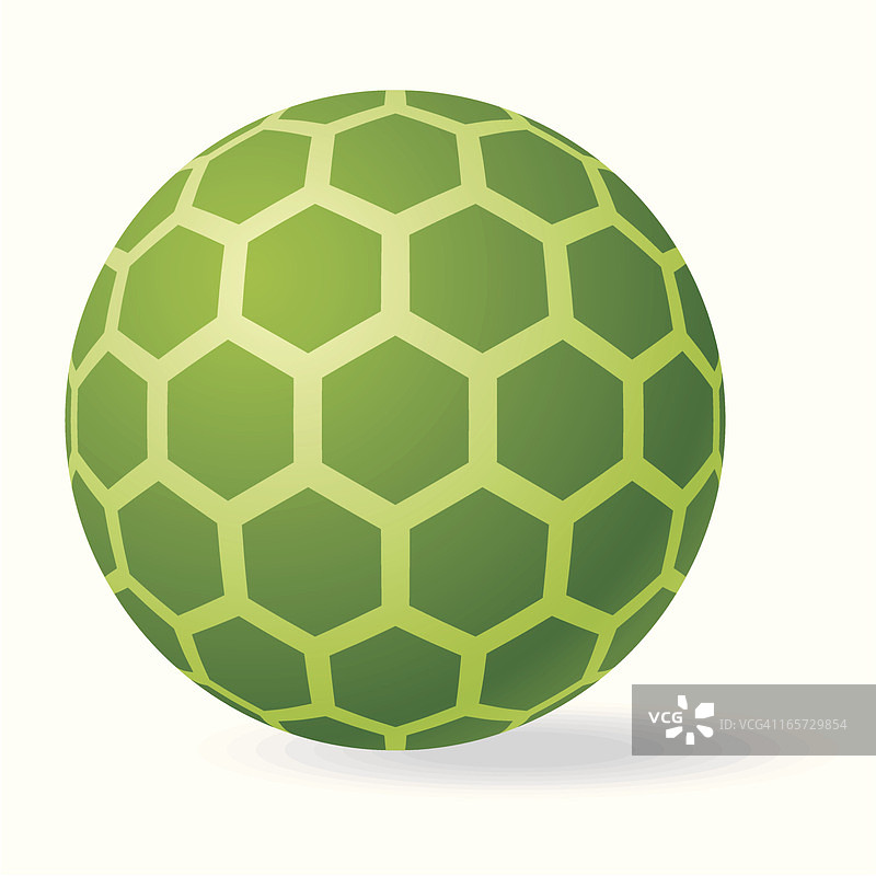 绿色蜂窝球体图片素材