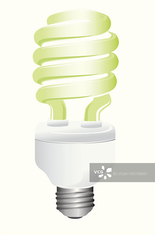绿色灯泡图片素材