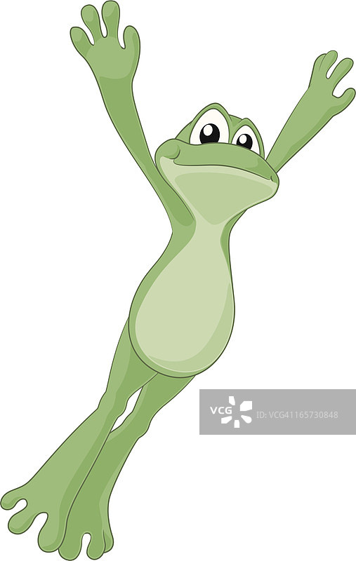 跳跃的青蛙图片素材