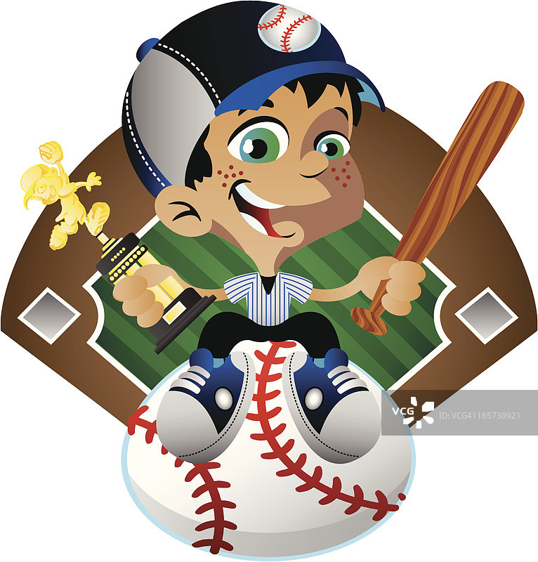棒球获胜者图片素材