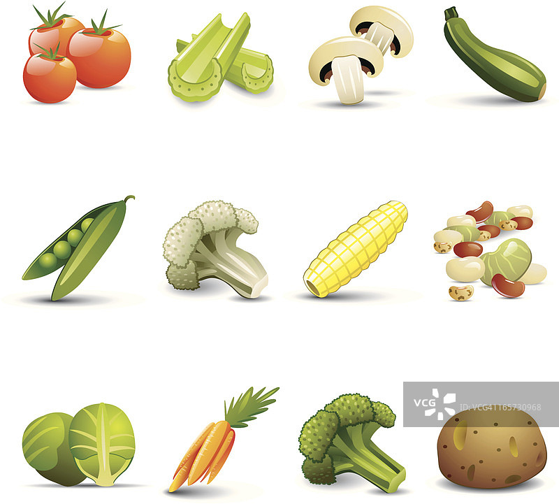 蔬菜图标图片素材