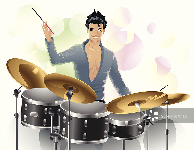 鼓手图片素材