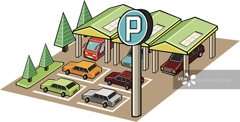 停车场图片素材