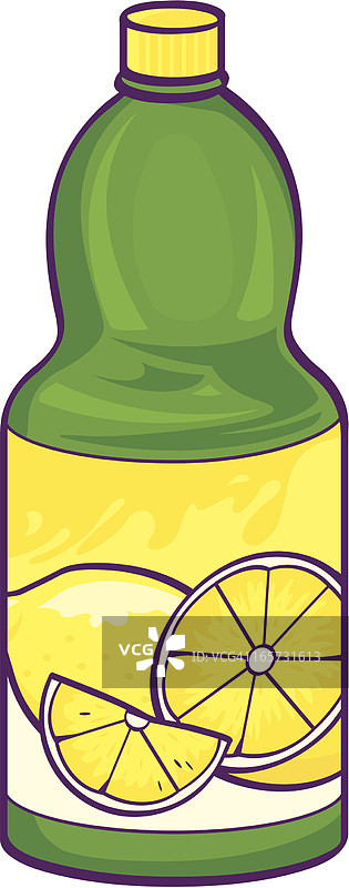 柠檬汁瓶图片素材