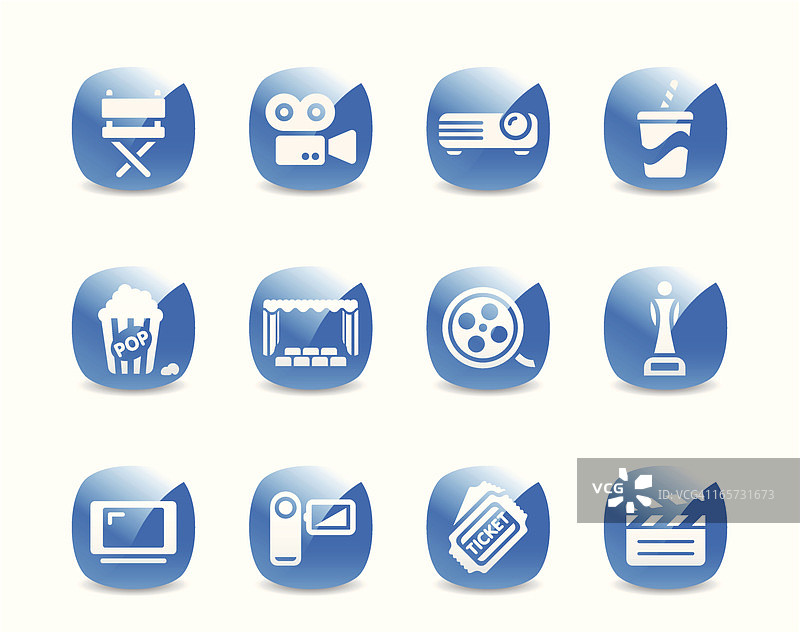 电影图标合集图片素材