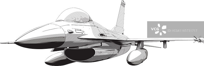 飞行中的喷气式飞机图片素材