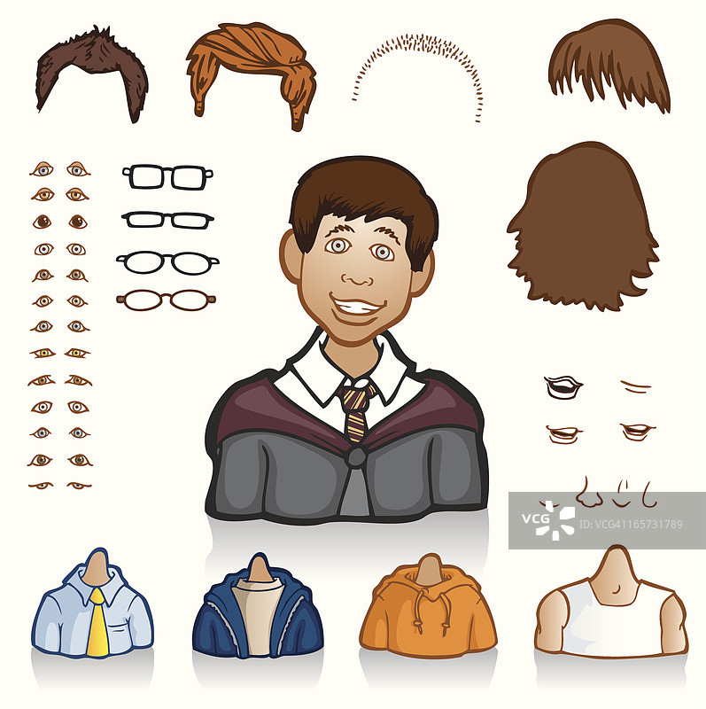 男孩角色图片素材