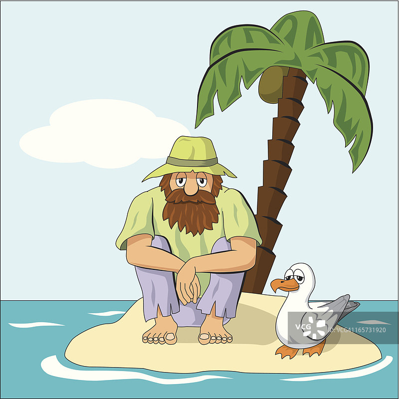 遭遇海难的人图片素材