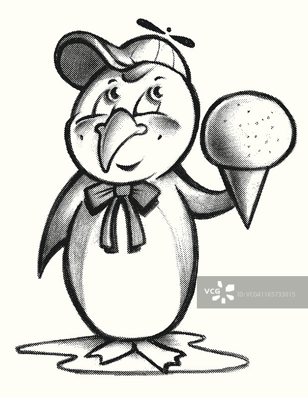 复古风儿童霜花图片素材