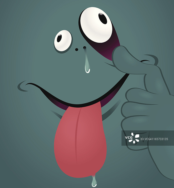 怪物表情：做鬼脸图片素材