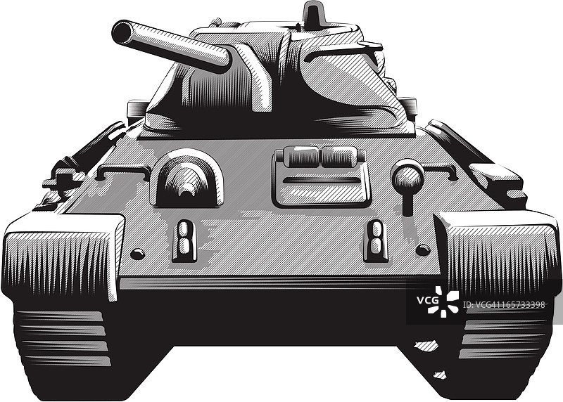 巨型坦克特写图片素材