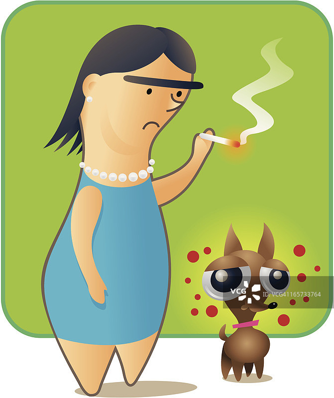 小鸡抽烟图片素材