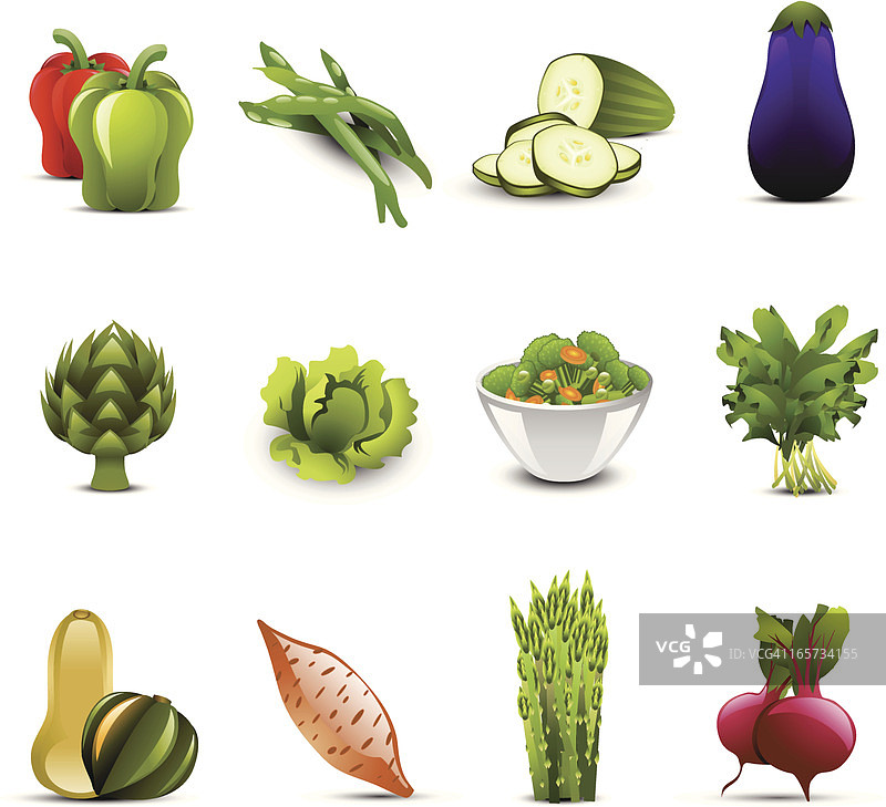 蔬菜图标图片素材