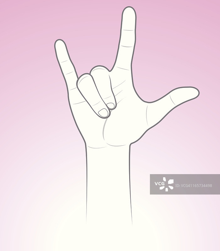 爱心手势图片素材