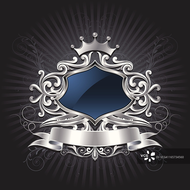 银色盾牌图片素材