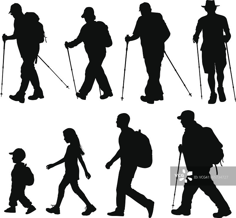 徒步旅行图片素材