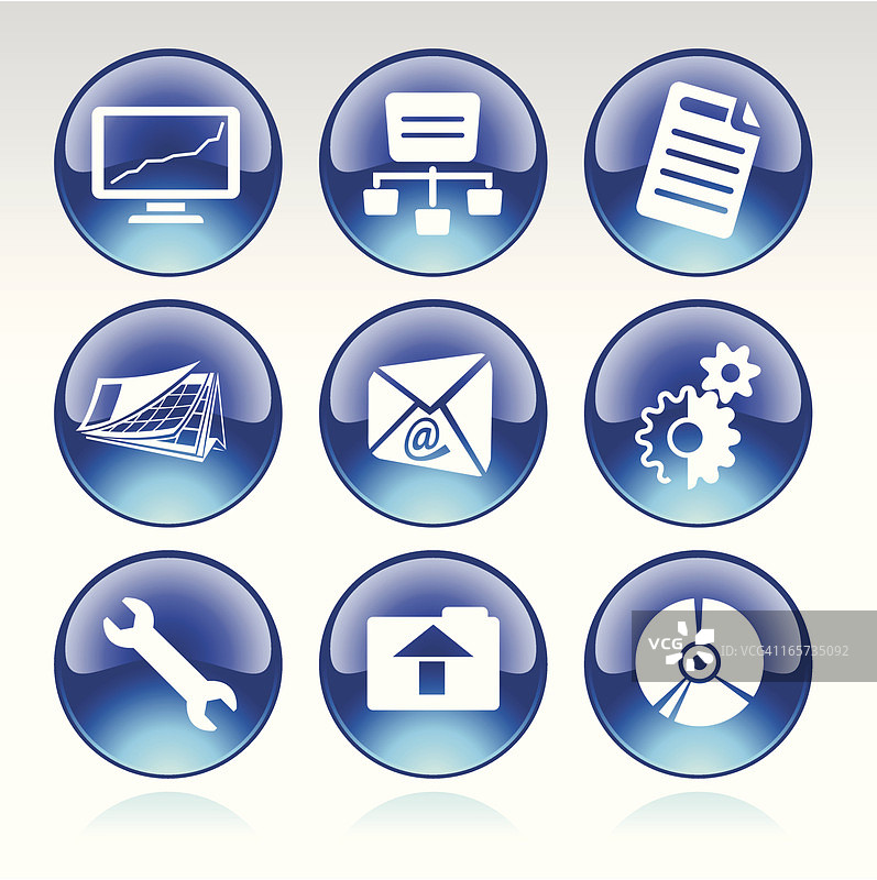 信息技术光亮按钮图片素材